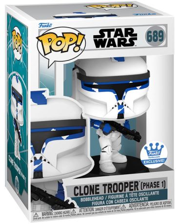 Figurine Funko Pop Star Wars : Ahsoka (Série TV) #689 Clone Trooper (Phasae 1)