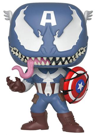 Figurine Funko Pop Venom [Marvel] #364 Captain America Venomisé