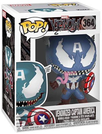 Figurine Funko Pop Venom [Marvel] #364 Captain America Venomisé