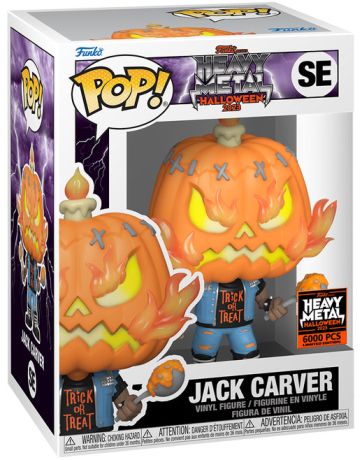 Figurine Funko Pop Fantastik Plastik Jack Carver (Heavy Metal)