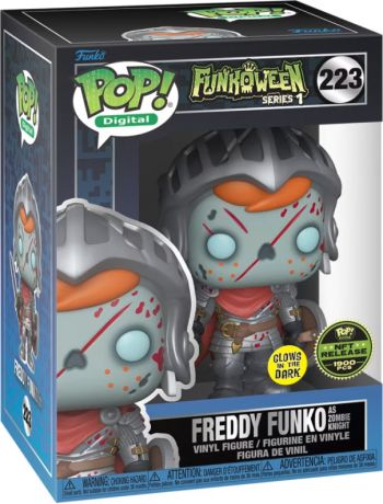 Figurine Funko Pop Freddy Funko #223 Freddy Funko en Chevalier Zombie - Digital Pop