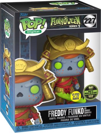 Figurine Funko Pop Freddy Funko #227 Freddy Funko en Samouraï Zombie - Digital Pop
