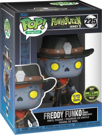 Figurine Funko Pop Freddy Funko #225 Freddy Funko en Tireur d'élite Zombie - Digital Pop