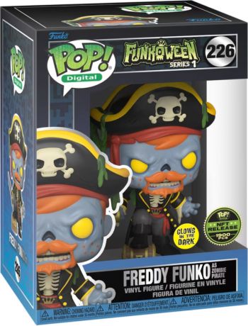 Figurine Funko Pop Freddy Funko #226 Freddy Funko en Pirate Zombie - Digital Pop