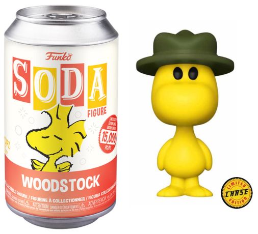 Figurine Funko Soda Snoopy Woodstock (Canette Rouge) [Chase]
