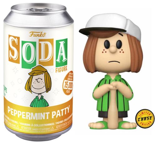 Figurine Funko Soda Snoopy Peppermint Patty (Canette Orange) [Chase]