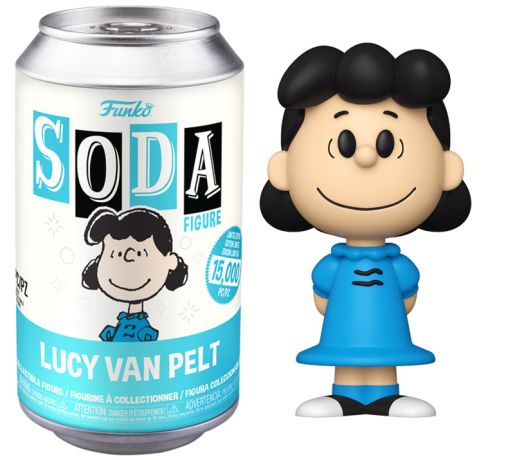 Figurine Funko Soda Snoopy Lucy Van Pelt (Canette Bleue)
