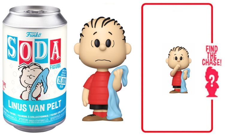 Figurine Funko Soda Snoopy Linus Van Pelt (Canette Bleue)