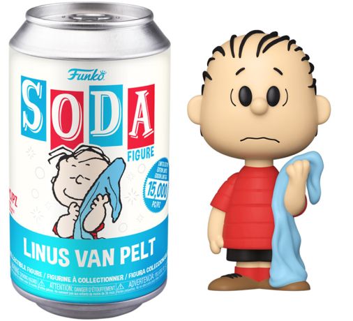 Figurine Funko Soda Snoopy Linus Van Pelt (Canette Bleue)