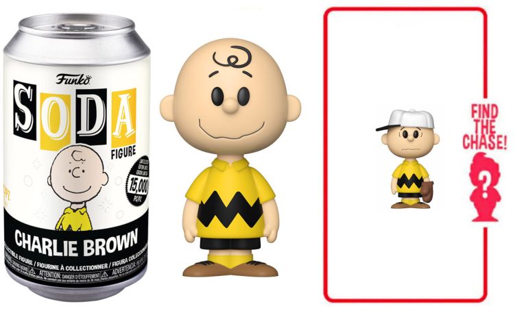 Figurine Funko Soda Snoopy Charlie Brown (Canette Noire)