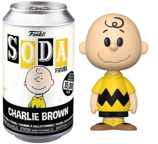 Figurine Funko Soda Snoopy Charlie Brown (Canette Noire)