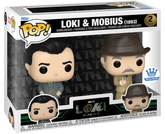 Figurine Funko Pop Loki Loki & Mobius (1893) - Pack