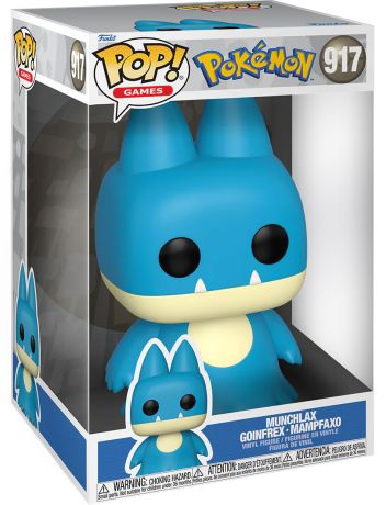 Figurine Funko Pop Pokémon #917 Munchlax - Goinfrex - Mampfaxo (EMEA) - 25 cm