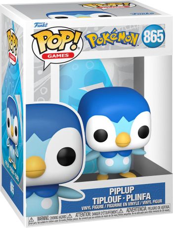 Figurine Funko Pop Pokémon #865 Piplup - Tiplouf - Plinfa (EMEA)