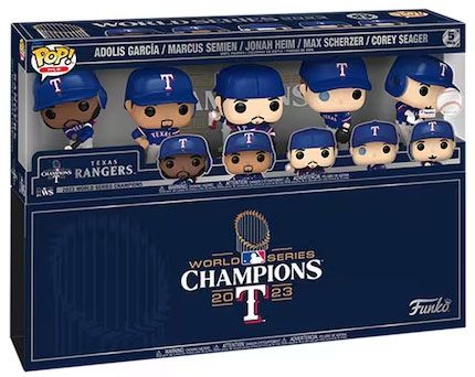 Figurine Funko Pop MLB : Ligue Majeure de Baseball World Series Champions