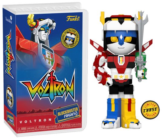 Figurine Funko Blockbuster Rewind Voltron, le Défenseur Légendaire Voltron [Chase]