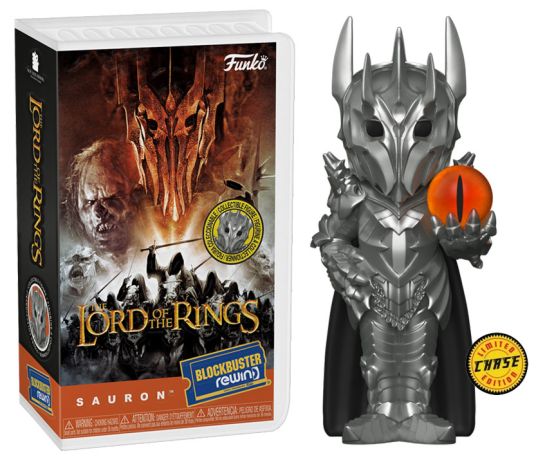 Figurine Funko Blockbuster Rewind Le Seigneur des Anneaux Sauron [Chase]