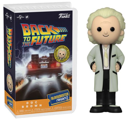 Figurine Funko Blockbuster Rewind Retour vers le Futur Dr. Emmett Brown