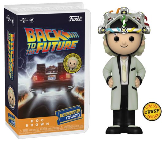 Figurine Funko Blockbuster Rewind Retour vers le Futur Dr. Emmett Brown [Chase]