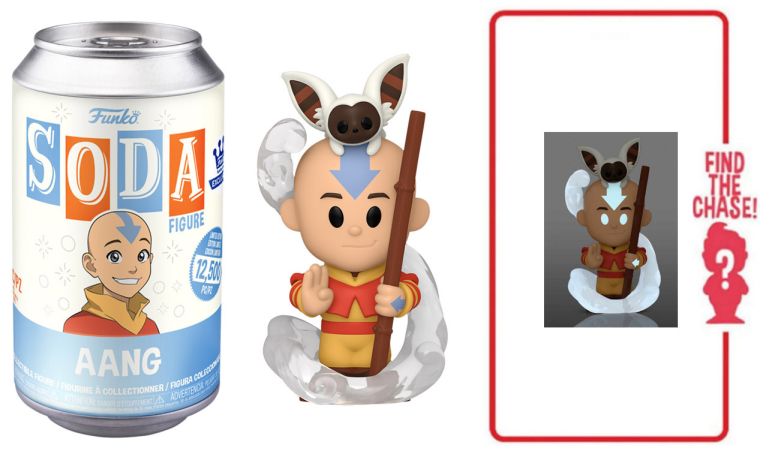 Figurine Funko Soda Avatar: le dernier maître de l'air Aang (Canette Bleue)