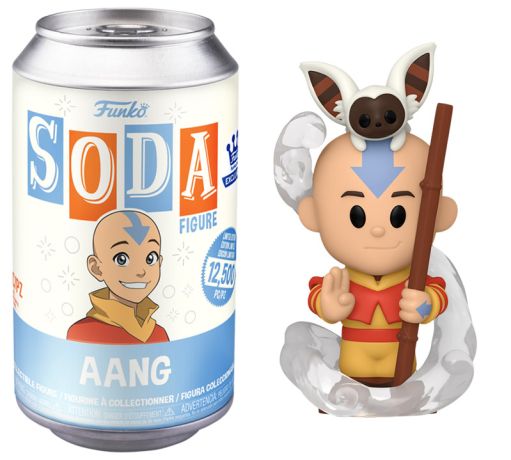 Figurine Funko Soda Avatar: le dernier maître de l'air Aang (Canette Bleue)