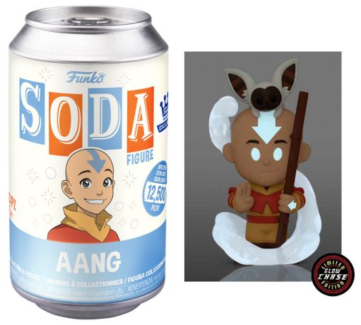 Figurine Funko Soda Avatar: le dernier maître de l'air Aang (Canette Bleue) [Chase]