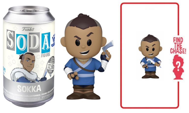 Figurine Funko Soda Avatar: le dernier maître de l'air Sokka (Canette Grise)