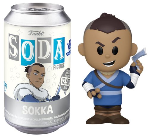 Figurine Funko Soda Avatar: le dernier maître de l'air Sokka (Canette Grise)