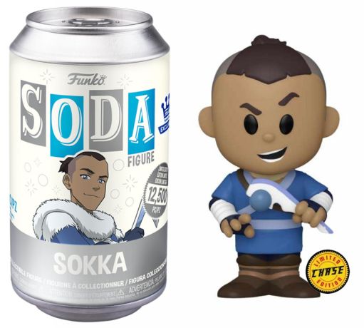 Figurine Funko Soda Avatar: le dernier maître de l'air Sokka (Canette Grise) [Chase]