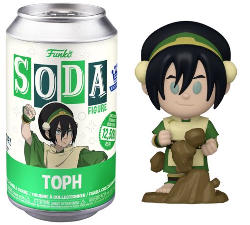 Figurine Funko Soda Avatar: le dernier maître de l'air Toph (Canette Verte)