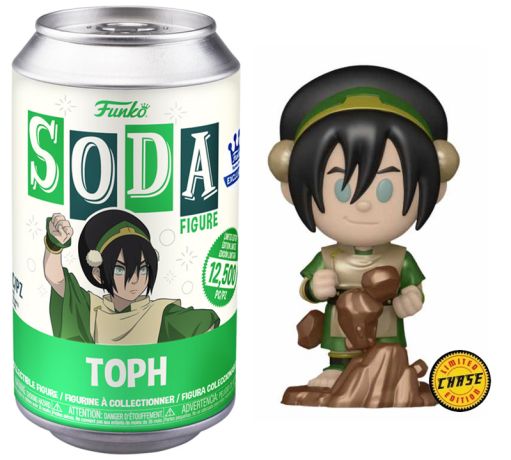 Figurine Funko Soda Avatar: le dernier maître de l'air Toph (Canette Verte) [Chase]