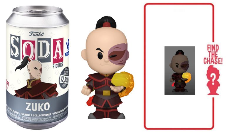 Figurine Funko Soda Avatar: le dernier maître de l'air Zuko (Canette Grise)