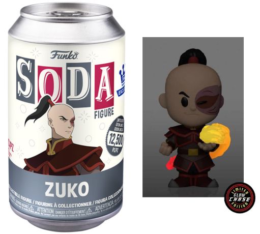 Figurine Funko Soda Avatar: le dernier maître de l'air Zuko (Canette Grise) [Chase]