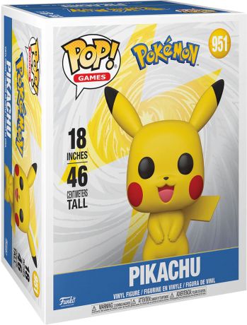 Figurine Pop Pokémon #951 pas cher : Pikachu (EMEA) - 46 cm