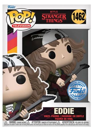 Figurine Funko Pop Stranger Things #1462 Eddie - Métallique