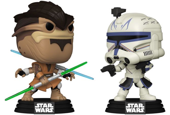 Figurine Funko Pop Star Wars : The Clone Wars Pong Krell vs Captain Rex - Pack