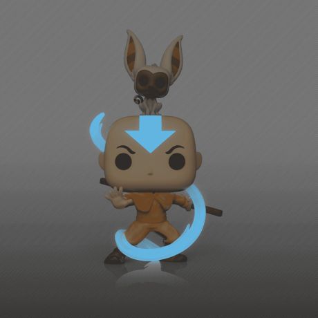 Figurine Funko Pop Avatar: le dernier maître de l'air #534 Aang avec Momo - T-Shirt