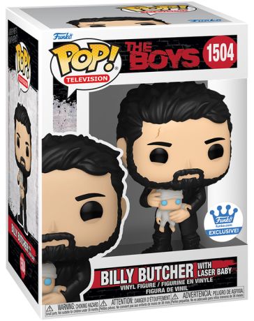 Figurine Funko Pop The Boys #1504 Billy Butcher avec Bébé Laser- Glow in the Dark