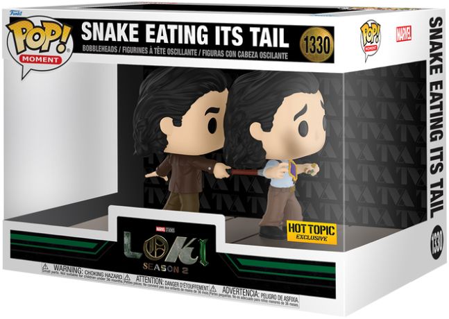 Figurine Funko Pop Loki #1330 Le Serpent Mange sa Queue - Moment