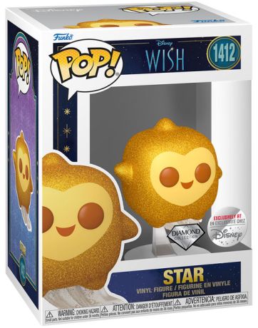 Figurine Funko Pop Wish, Asha et la bonne étoile [Disney] #1412 Etoile - Diamant