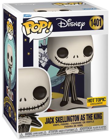 Figurine Funko Pop L'étrange Noël de M. Jack [Disney] #1401 Jack Skellington le Roi