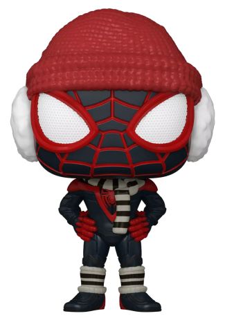 Figurine Funko Pop Marvel's Spider-Man: Miles Morales #1294 Miles Morales (Tenue d'hiver)