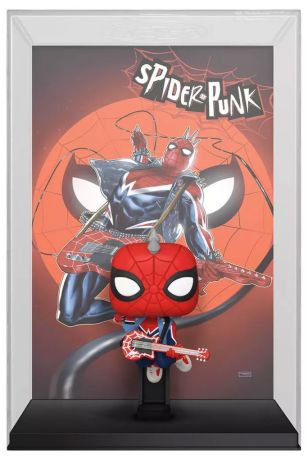Figurine Funko Pop Marvel Comics #43 Spider-Punk - Comic Cover