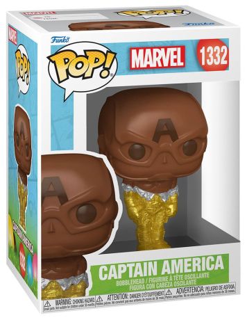 Figurine Funko Pop Marvel Comics #1332 Captain America (Chocolat)