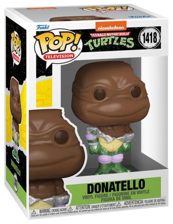 Figurine Funko Pop Tortues Ninja #1418 Donatello (Chocolat)