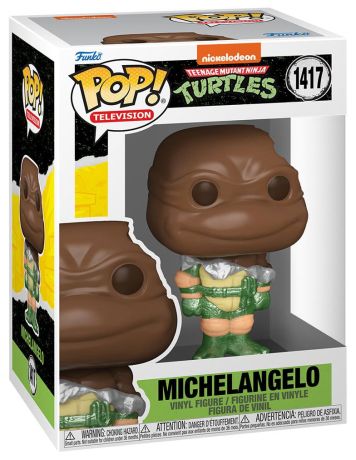 Figurine Funko Pop Tortues Ninja #1417 Michelangelo (Chocolat)