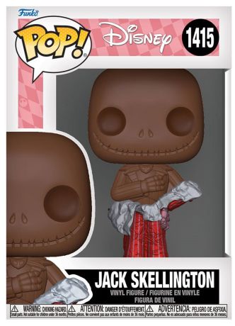 Figurine Pop L'étrange Noël de M. Jack [Disney] #1415 pas cher : Jack  Skellington (Chocolat)