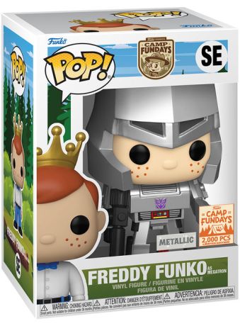 Figurine Funko Pop Freddy Funko Freddy Funko en Megatron - Métallique