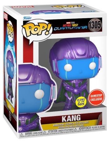 Figurine Funko Pop Ant-Man et la Guêpe : Quantumania [Marvel] #1305 Kang - Glow in the Dark