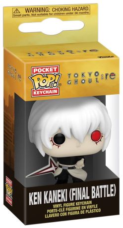 Figurine Funko Pop Tokyo Ghoul Ken Kaneki (Bataille Finale) - Porte-clés